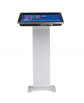 21.5"-24" inch Floor stand All-in-one LCD kiosk touch screen with Android or mini PC