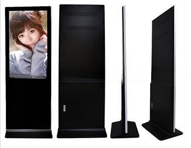 Ground stand 55" inch UHD 4K LCD All-in-one touchscreen computer kiosk self-service information station
