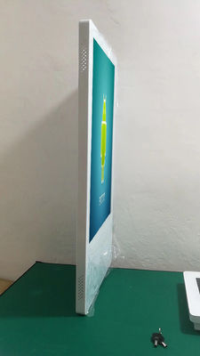 Wall 24" inch LCD multi touch interactive Android kiosk with RFID card reader