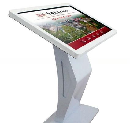 21.5" inch floor stand all-in-one LCD interactive kiosk touchscreen commercial PC for POS