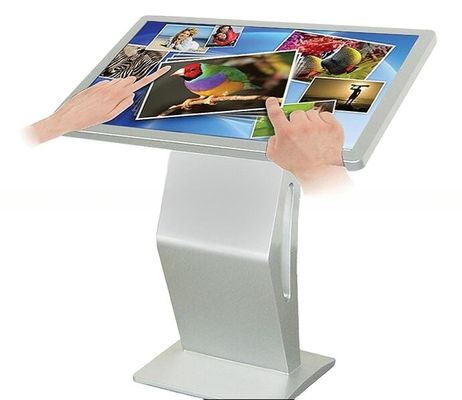 21.5" inch floor stand all-in-one LCD interactive kiosk touchscreen commercial PC for POS