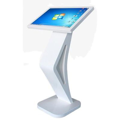 24" inch Floor standing touchscreen LCD LED monitor with mini PC