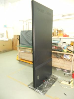 4K UHD 55" inch ground stand LCD LED monitor touchscreen kiosk with mini PC Win10/11 Android OS