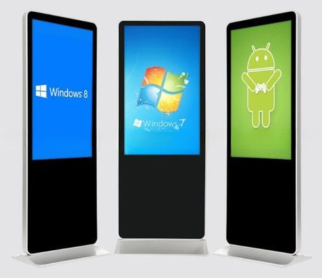 high brightness 4K UHD 55" inch Alone stand all-in-one interactive Monitor touchscreen with Android or Win10/11 OS