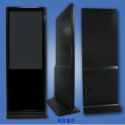 Android or Win10/11 OS 55" inch Floor stand all-in-one LCD interactive computer kiosk touchscreen 4K UHD LED