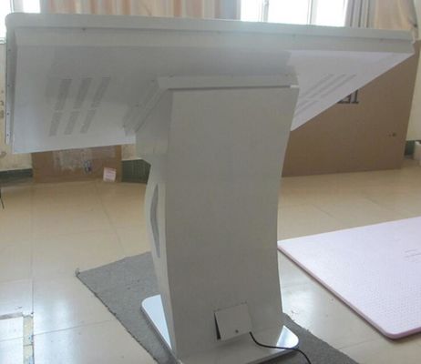 24" inch floor based capacitive multi touch computer kiosk interactive self-service info terminal with intel i3 i5 i7