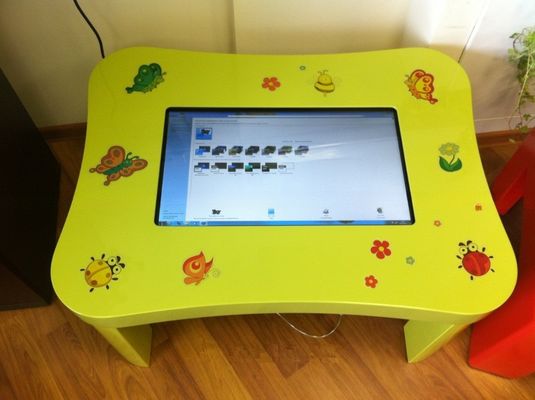 Android or Win11 22" inch TFT LED touchscreen table capacitive multi touch interactive multimedia computer kiosk