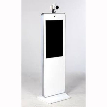 Alone standing 32" Inch LED LCD interactive self-service PC terminal touchscreen kiosk photobooth