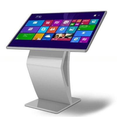 50" 49" inch TFT LED alone stand interactive self-service terminal PC kiosk