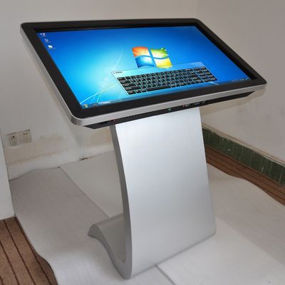 27" inch LED signage information interactive display PC touchscreen kiosk stand i3 i5 i7 cpu