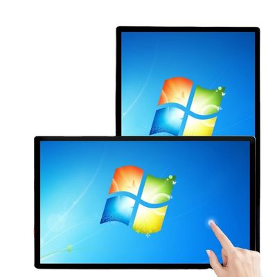 slim bezel wall mount capacitive touch screen 43" inch interactive WIFI 4G network advertising android tablet