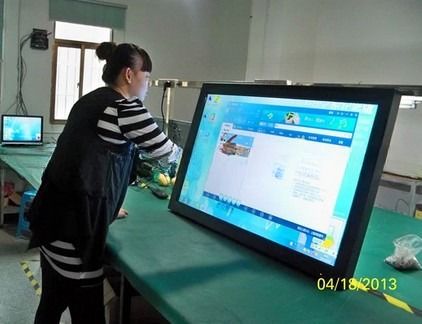 slim bezel wall mount capacitive touch screen 43" inch interactive WIFI 4G network advertising android tablet