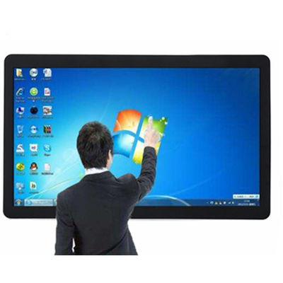 High brightness HD 22" 21.5" inch network WIFI 4G advertising capacitive touch screen android display TV with metal casing