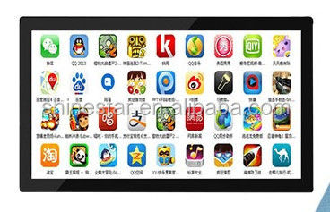 wall mounted 24 inch wifi android interactive AD totem touch screen kiosk