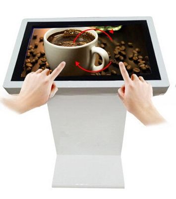 27" inch LCD WIFI interactive self-service terminal android PC touch media information kiosk