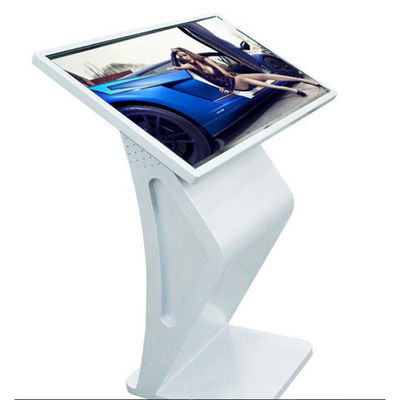 Horizontal 65 Inch Infrared Touch Screen LCD Self Service Kiosk Full Viewing Angle