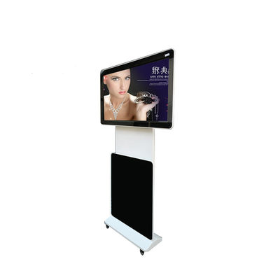Free standing 43" inch Android WIFI network LCD LED signage AD player display with rotating screen function