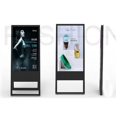Portable Free Standing 43" inch LED LCD WIFI network Android advertising board signage menu board