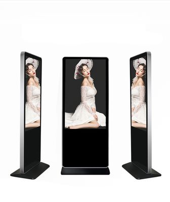 Alone standing 55" inch TFT LCD LED digital AD totem WIFI Android monitor
