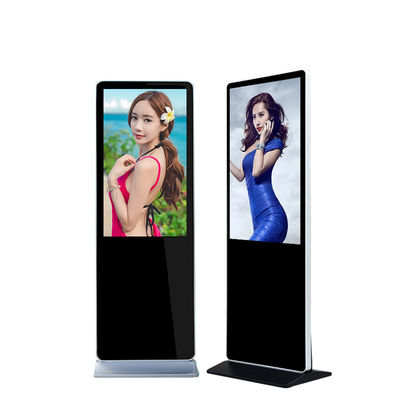 UHD 4K 43" inch Floor stand WIFI Android LED advertising display Kiosk with wireless network remote control function