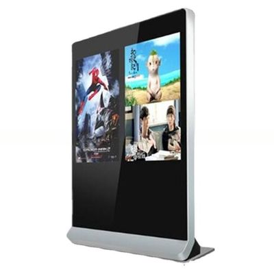 Full HD 1080P / UHD 4K Floor Standing Digital Signage Display AD Information Kiosk