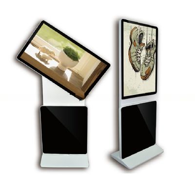 49 Inch 50 Inch Floor Based Rotating LCD Display Screen Signage 350cd