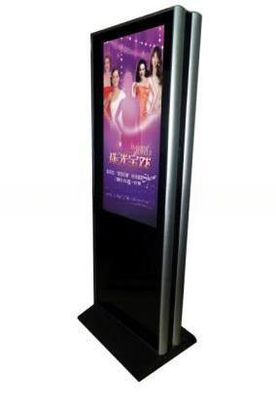 55" inch double sided LCD display monitor digital signage kiosk alone standing