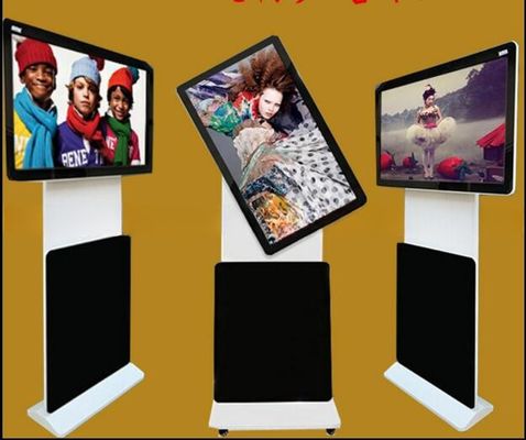 32" inch LED floor stand rotating totem monitor digital signage display with Android OS