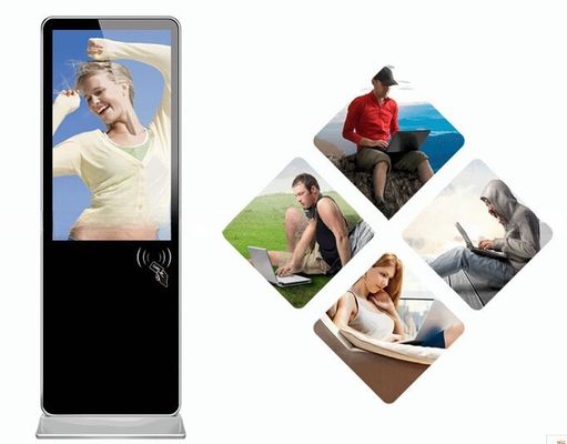 49" inch alone stand android LED monitor wireless WIFI digital ads totem signage poster display
