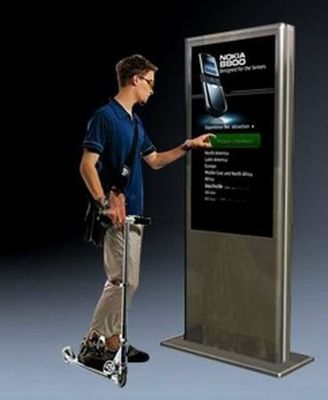 32" photo booth for sale touch screen self-service photo kiosk