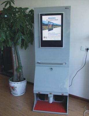 32" photo booth for sale touch screen self-service photo kiosk