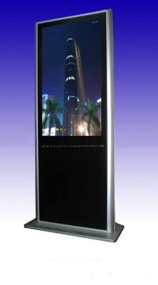 42 inch floor standing vertical LCD multimedia video TV totem signge AD display with WIFI network function