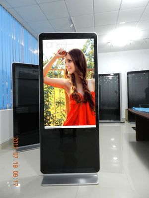 Lobby floor standing 46inch LCD loop AD video totem display player