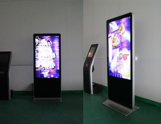 Lobby floor standing 46inch LCD loop AD video totem display player