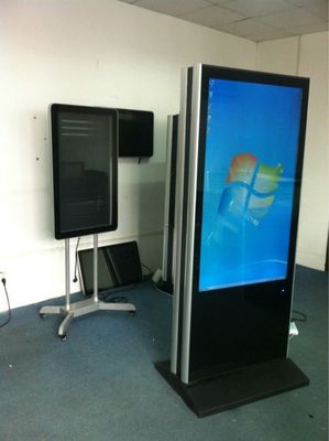 UHD 4K LED floor standing 55" inch double side LCD digital signage video wifi TV