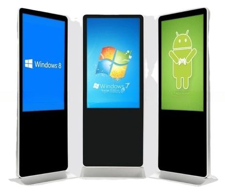 43 inch floor standing vertical LCD TV for digital video totem pop display