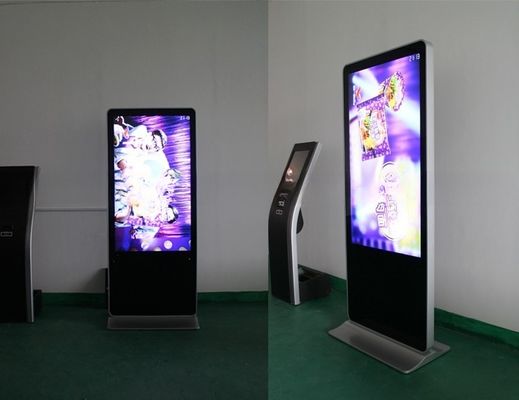 43 inch floor standing vertical LCD TV for digital video totem pop display