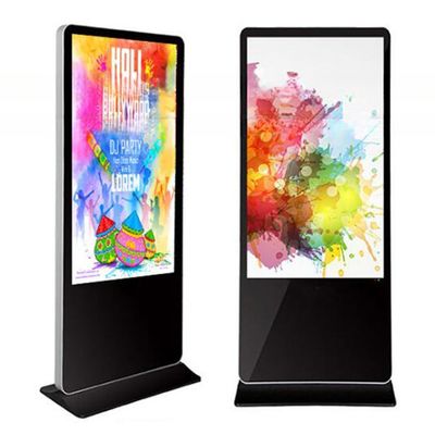 43 inch floor standing vertical LCD touch screen billboard for AD signage kiosk