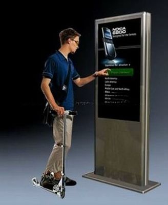 49" 50" inch floor stand network android LCD TV touch screen AD kiosk