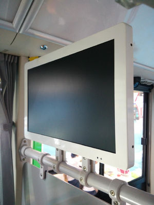 Metal 15.6 Inch Bus TV LCD LED Monitor For Advertising Video Signage Display 12V 24V