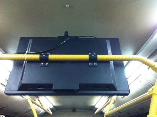 21.5 Inch Vehicle Bus LCD Monitor Advertising Video Display With Mounting Bracket 6V To 36V