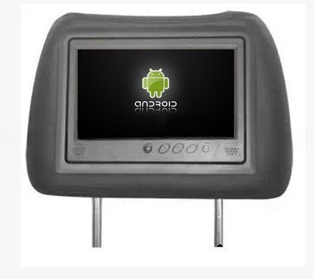 7 Inch Cab Taxi 4G Wifi LCD AD Display Headrest With Android OS And CMS