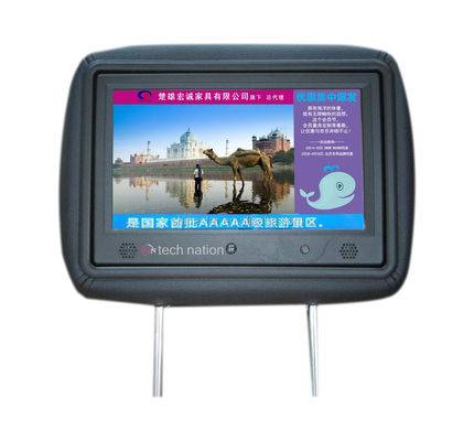 Wifi 4G Network Cab Taxi 9 Inch Android Digital Advertising LCD Screens With Headrest