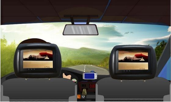 7 Inch Inside Taxi LCD Screen Advertising WiFi 4G Storage 16GB