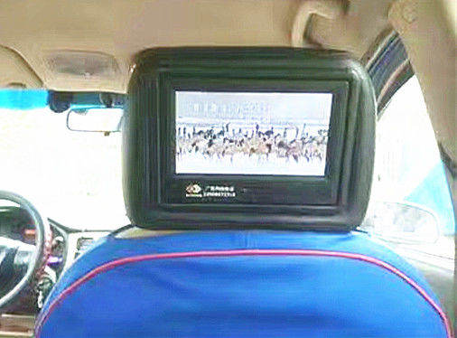 9 Inch Taxi Headrest Advertising Display Screens 4G WIFI GPS APK Software For Cab
