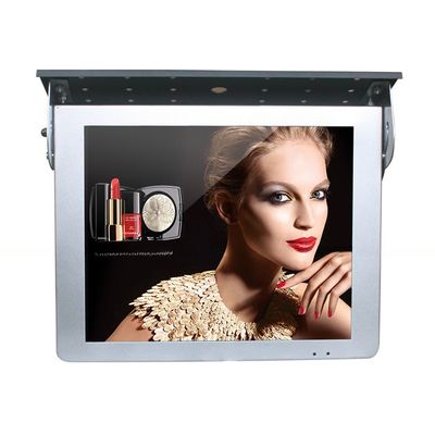 Metal 17 Inch Auto Car Bus Monitor LCD 4G Android TV For Advertising Video Display