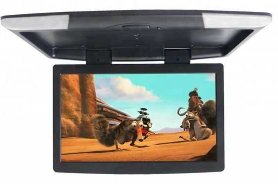 Roof Mounted 18.5'' 19'' Flip Down Coach LCD Multimedia Monitor With SD USB Player HDMI