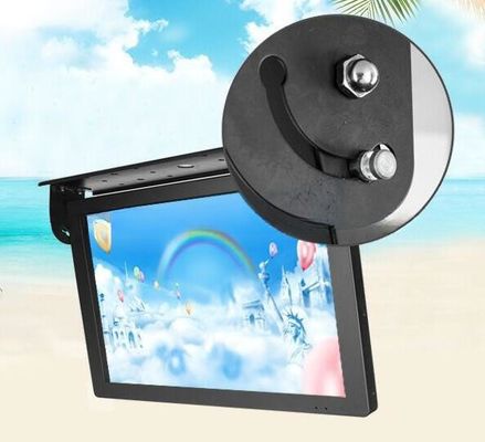 Metal Housing 18.5 Inch Coach Metro Bus Monitor LCD Media Display With Wide Voltage DC 12V 24V