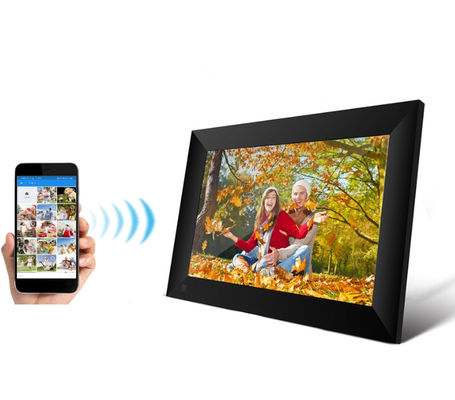Vphoto APP 10.1" inch LCD LED touchscreen WIFI digital photo frame cloud photo video frame loop display for NFT advertising