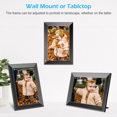 10.1" inch IPS touchscreen WIFI digital cloud frame cloud photo frame picture video loop player display